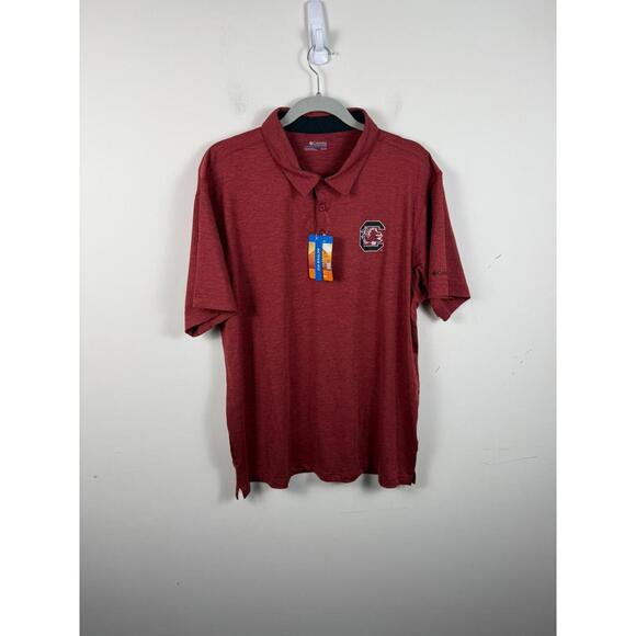 Columbia Other - NWT Columbia South Carolina Gamecocks CLG Tech Trail Golf Polo XL